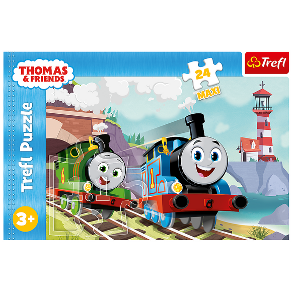 Puzzle - "24 Maxi" - Thomas et Percy sur les rails Trefl 14354