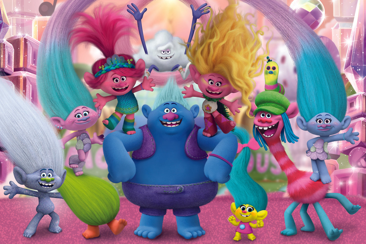 Maxi puzzle TREFL TROLLS, 24 pièces