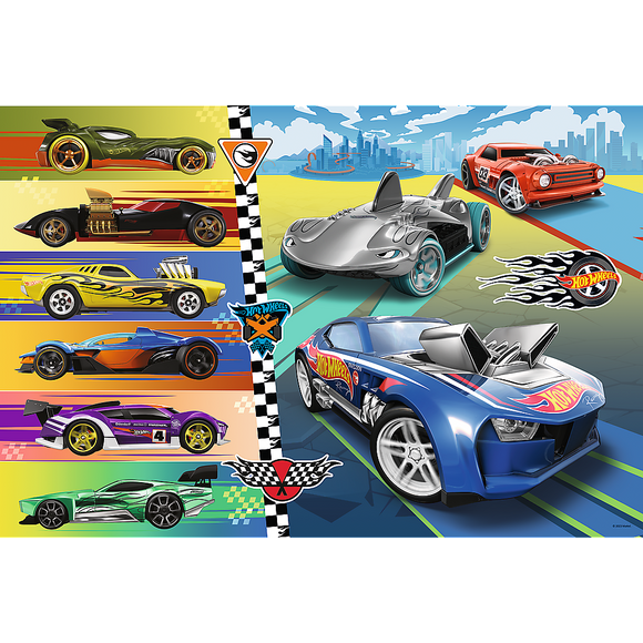 Maxi puzzle TREFL HOT WHEELS, 24 pièces