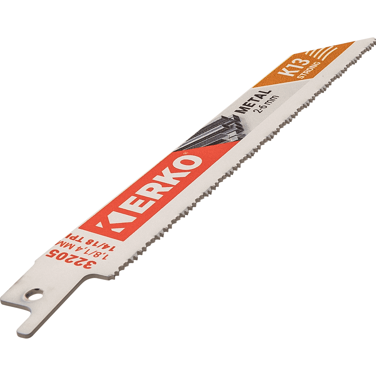Lame sabre erko 150x19x13 14/18t metal k13 etui 5