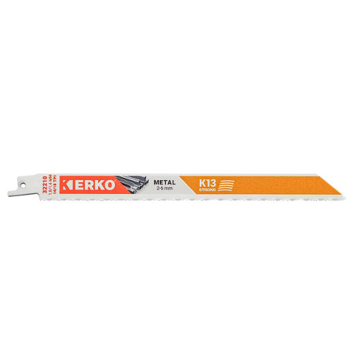 Lame sabre erko 228x19x13 14/18t metal k13 etui 5