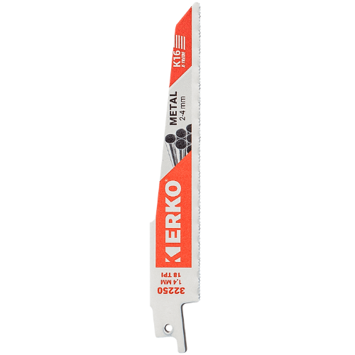 Lame sabre erko 150x22x16 18t metal k16 etui 5