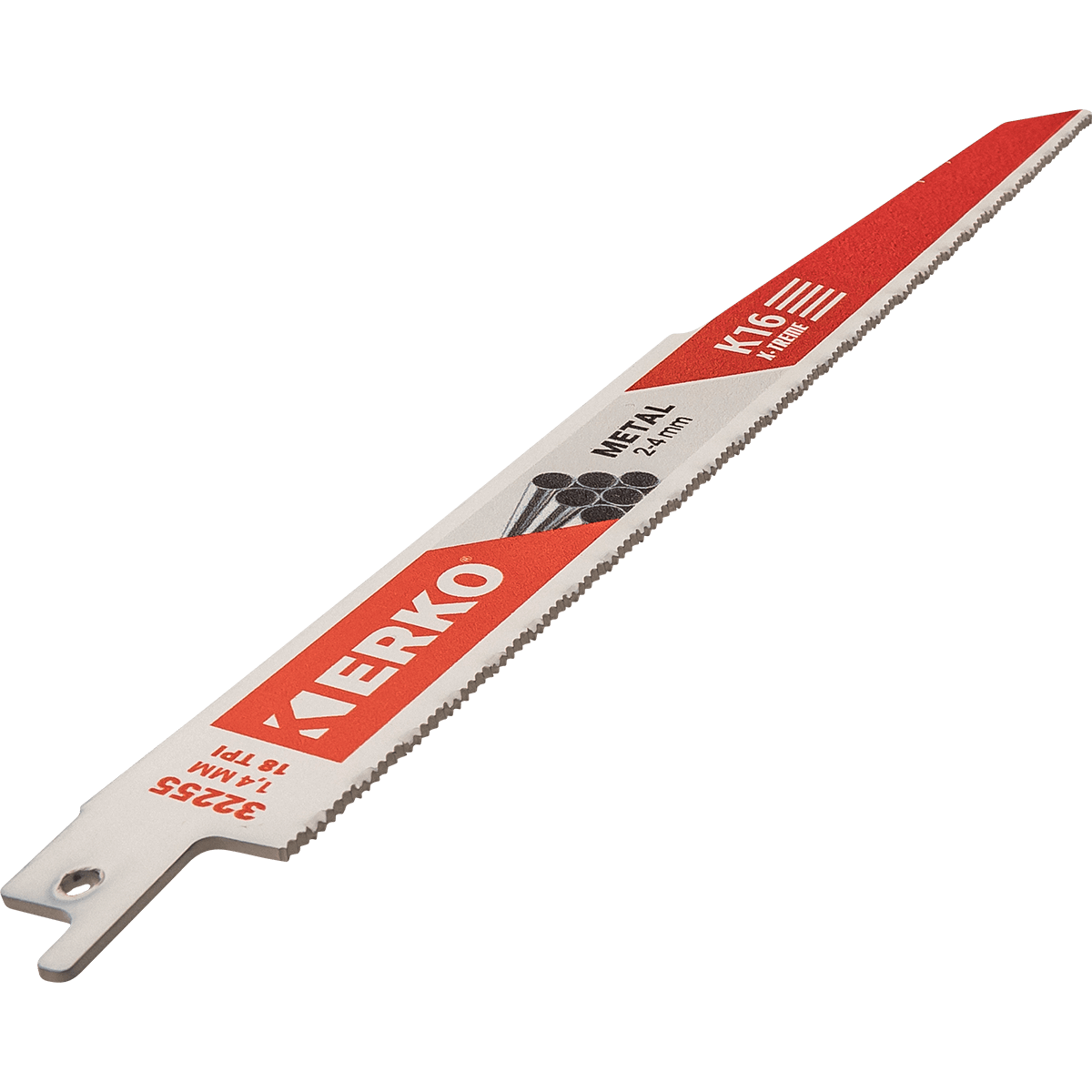 Lame sabre erko 228x22x16 18t metal k16 etui 5