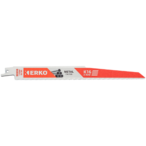 Lame sabre erko 228x22x16 18t metal k16 etui 5