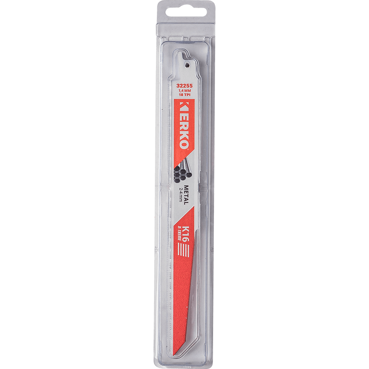 Lame sabre erko 228x22x16 18t metal k16 etui 5