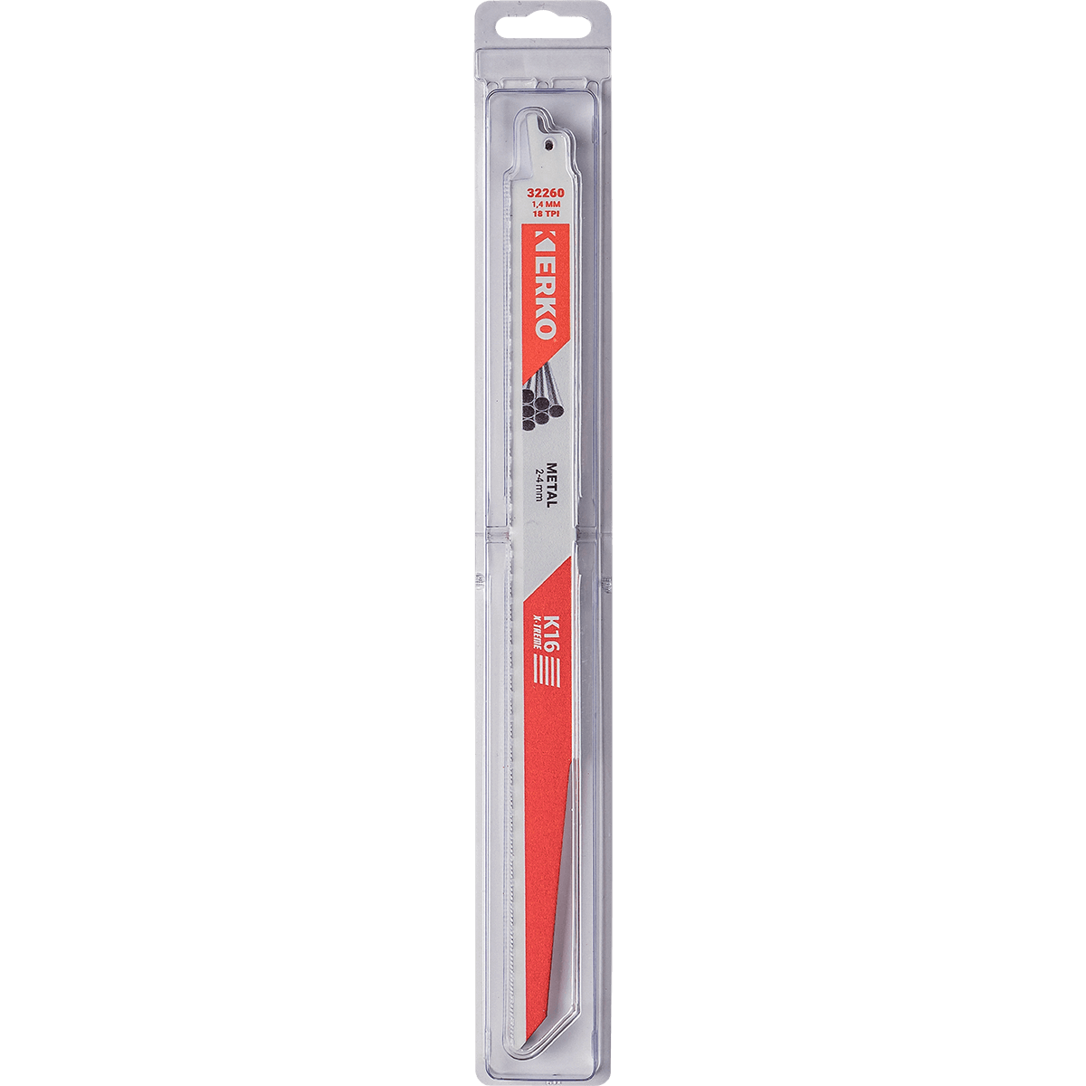 Lame sabre erko 300x22x16 18t metal k16 etui 5