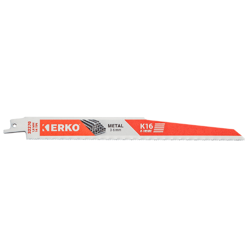 Lame sabre erko 228x22x16 14t metal k16 etui 5