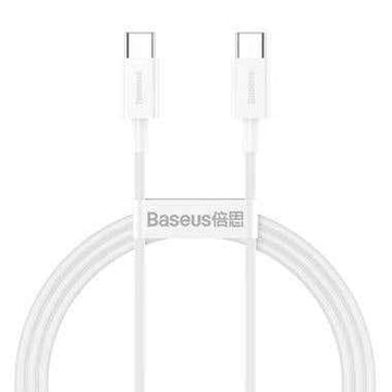 Baseus Type-C - Type-C Superior cable Quick Charge / Power Delivery / FCP 100W, 5A, 20V, 2m, white (CATYS-C02)