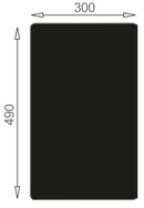Évier 2 bacs en acier inoxydable ROSO avec bonde et siphon 86x50 cm