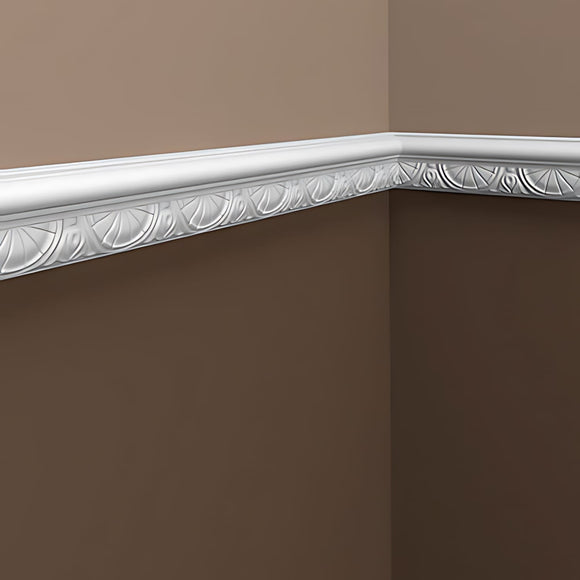 Cimaise 151351 Profhome Moulure décorative style Néo-Classicisme blanc 2 m