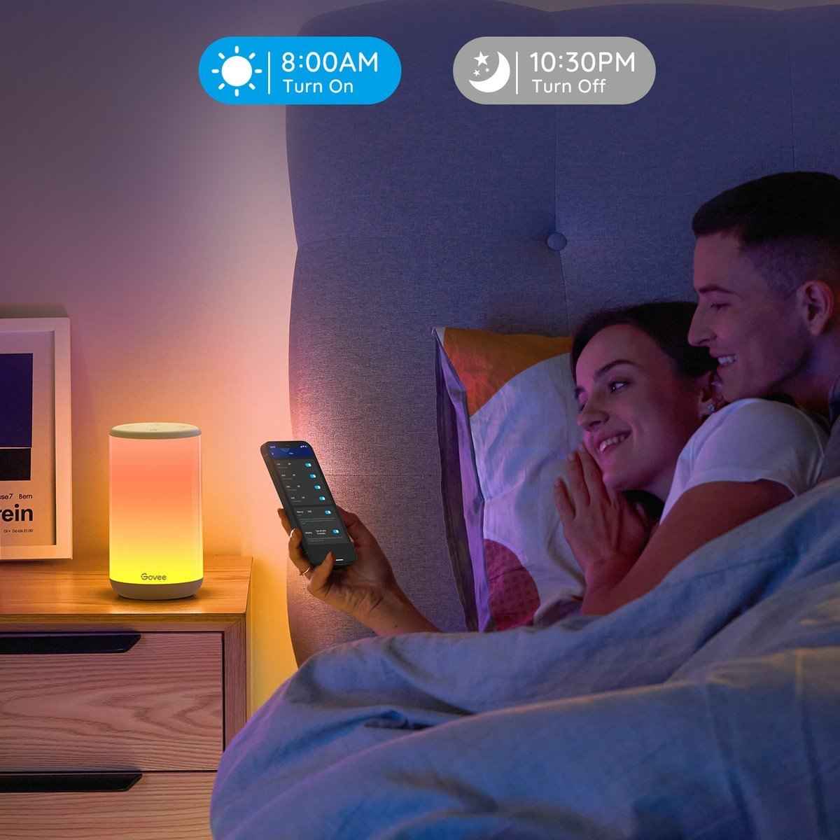 Lampe de table intelligente Govee Aura Wi-Fi
