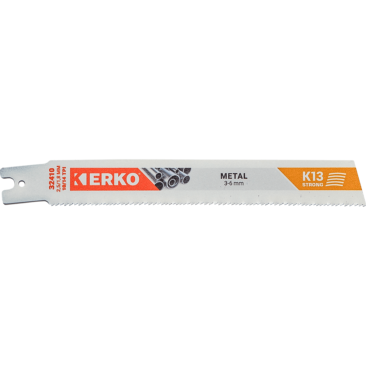 Lame sabre erko 200x25x13 att rems 10/14t k13 etui 5