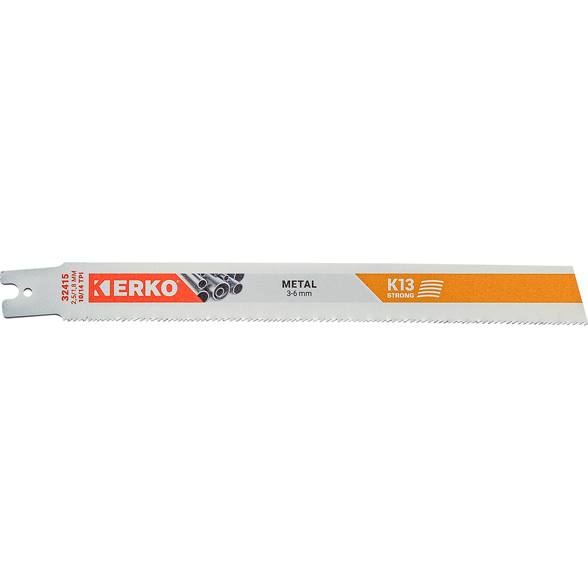 Lame sabre erko 250x25x13 att rems 10/14t k13 etui 5