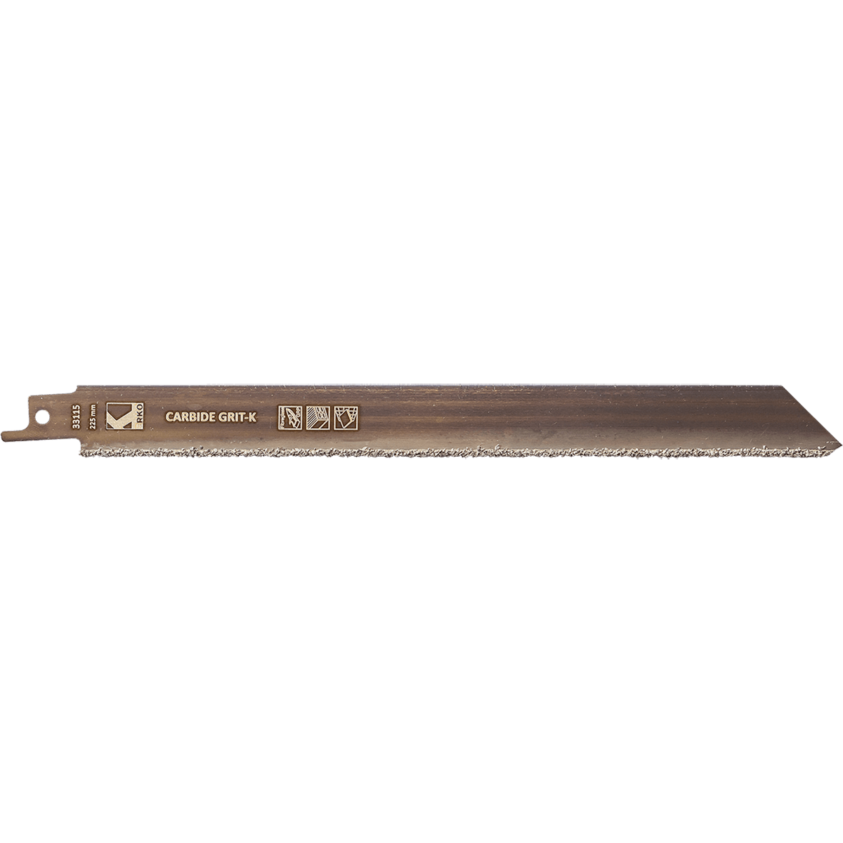 Lame sabre erko carbure grit-k 225 mm etui 2