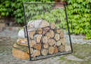 Grille de cuisson carrée pour brasero en acier