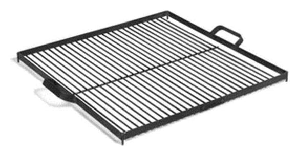 Grille de cuisson carrée pour brasero en acier