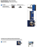 Douche de piscine solaire ULTRAMARINE 40L avec rince pieds