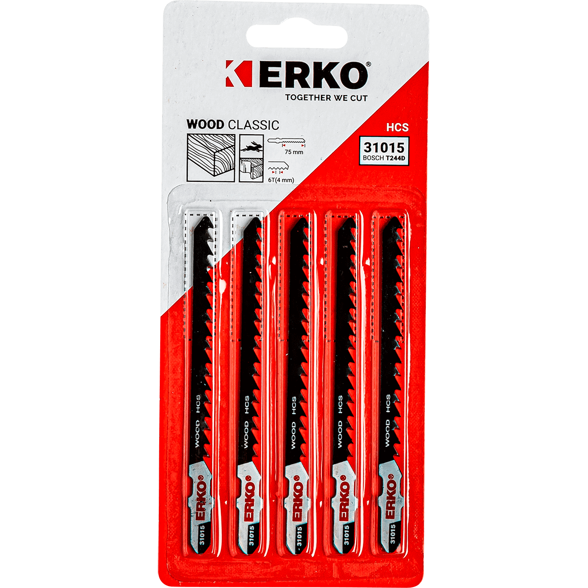 Lame saut. erko bois courbe 75mm 6t carte 5