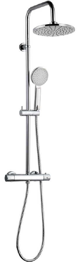 Colonne de douche thermostatique MAFANA avec douchette en inoxydable 105 cm