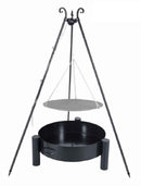 WOK spécial brasero sur trépied + brasero HAITI