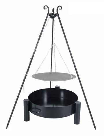 WOK spécial brasero sur trépied + brasero HAITI