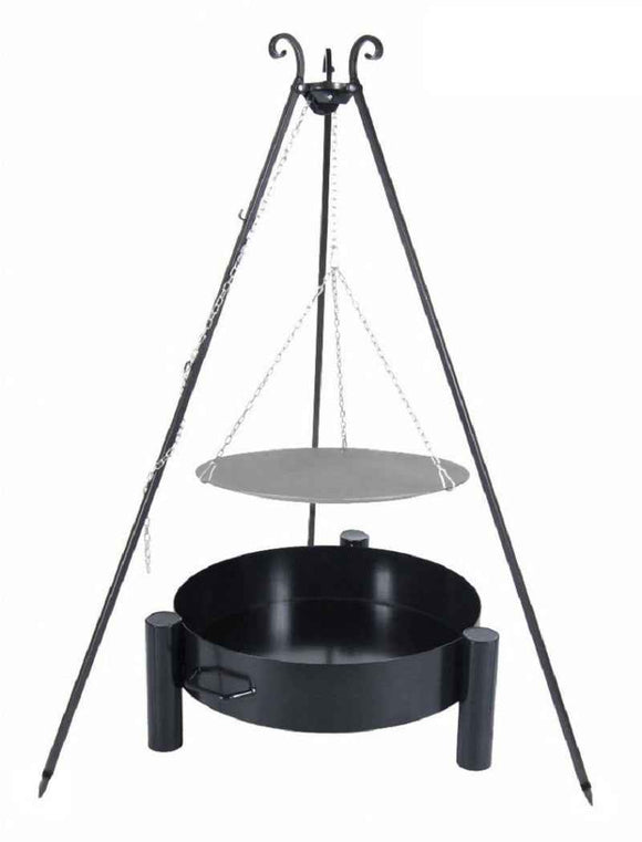 WOK spécial brasero sur trépied + brasero HAITI