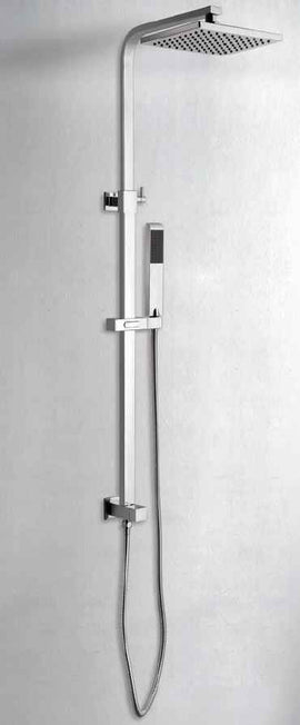 Set de douche mural chromé KATIA avec douchette