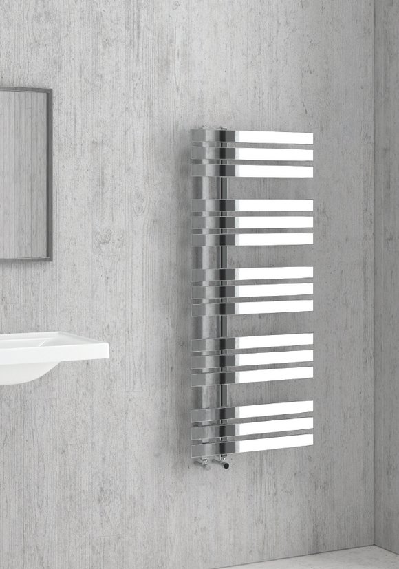 Radiateur sèche-serviette design vertical VERONA 50x120 cm en chrome