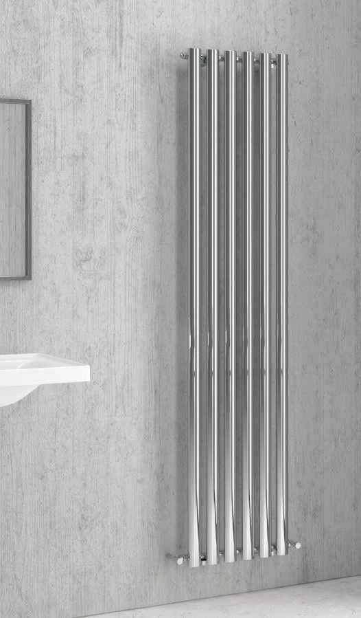 Radiateur design vertical DIVINA 42x180 cm en chrome