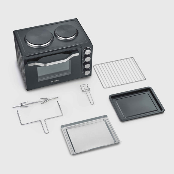 Severin TO 2074 toaster oven 30 L 2500 W Black Grill