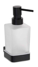 Distributeur de savon liquide NERO en laiton noir et verre / 250ml