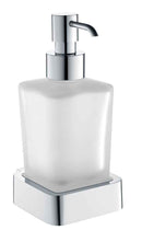 Distributeur de savon liquide SOLO en laiton chromé et verre / 250ml