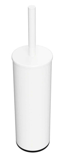 Brosse de toilette murale WHITE en laiton blanc 38 cm