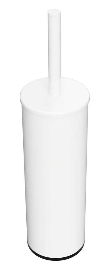 Brosse de toilette murale WHITE en laiton blanc 38 cm