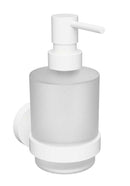 Distributeur de savon liquide mural WHITE en laiton blanc / 200ml