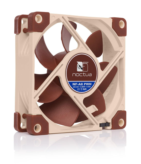 Noctua NF-A8 PWM computer cooling system Computer case Fan 8 cm Beige, Brown