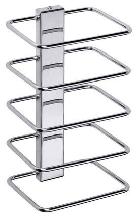 Porte-serviettes à étages en acier chromé HOTEL 26,5 x15 x12 cm