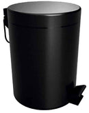 Poubelle de douche à soft close DARK en laiton noir / 5L