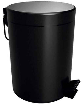 Poubelle de douche à soft close DARK en laiton noir / 5L