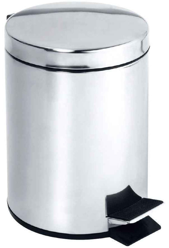 Poubelle de douche HOTEL en acier 17cm / 3L