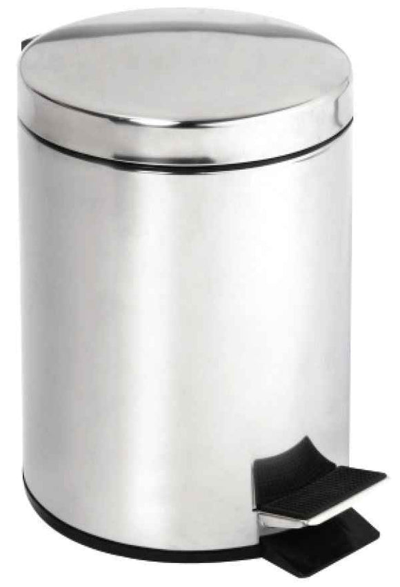 Poubelle de douche HOTEL en acier 17cm / 3L