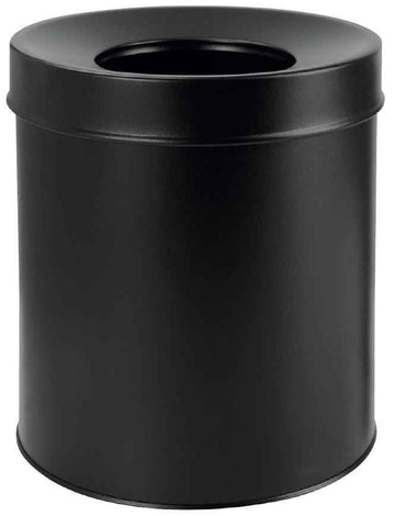 Poubelle de chambre HOTEL en comaxite noir ø 25 cm / 7,5 L