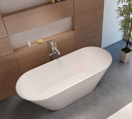 Baignoire îlot en solid surface RIHO BARCELONA 170x70 cm