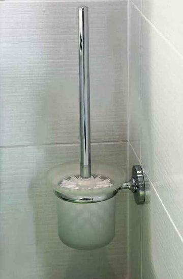 Brosse de toilettes ALFA bol en verre 39x14x11 cm