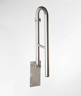 Barre d'appui relevable en forme U HELP en acier inoxydable