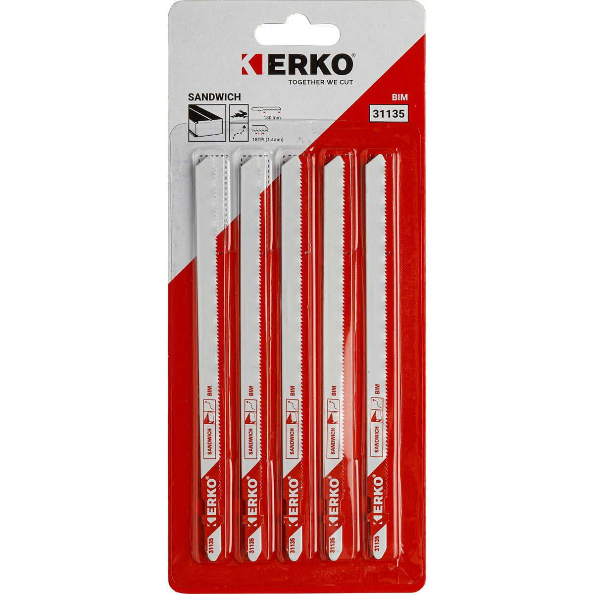 Lame saut. erko sandwich xtrem 130mm 18t carte 6