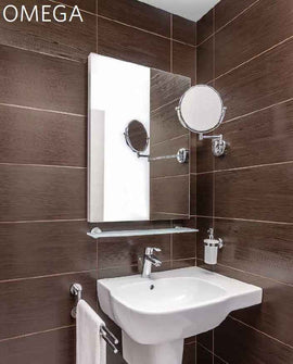 Distributeur de savon liquide en verre OMEGA 10x18x7,5cm / 250ml