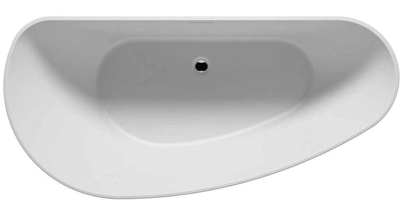 Baignoire îlot en Solid Surface RIHO GRANADA 170x80 cm angle droite