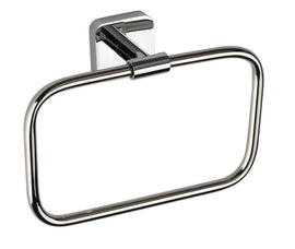 Anneau de serviette rectangulaire 20,5 cm TASI en laiton chromé