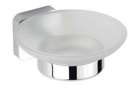 Porte-savon mural TASI en laiton chromé 11x 5,2x 13cm